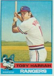 1976 Topps Baseball Cards      412     Toby Harrah